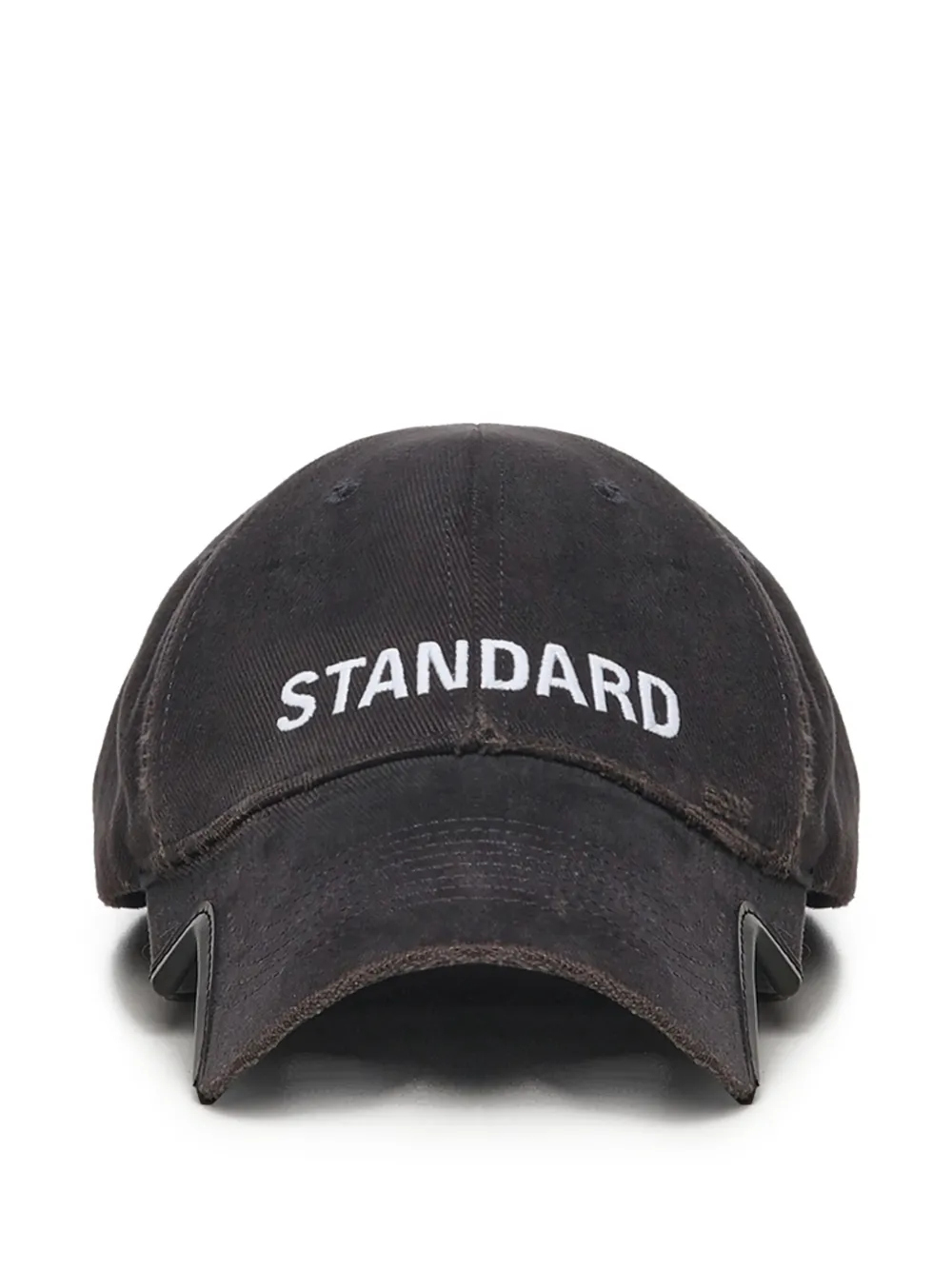 Balenciaga logo-embroidered baseball cap | Black | Image 1