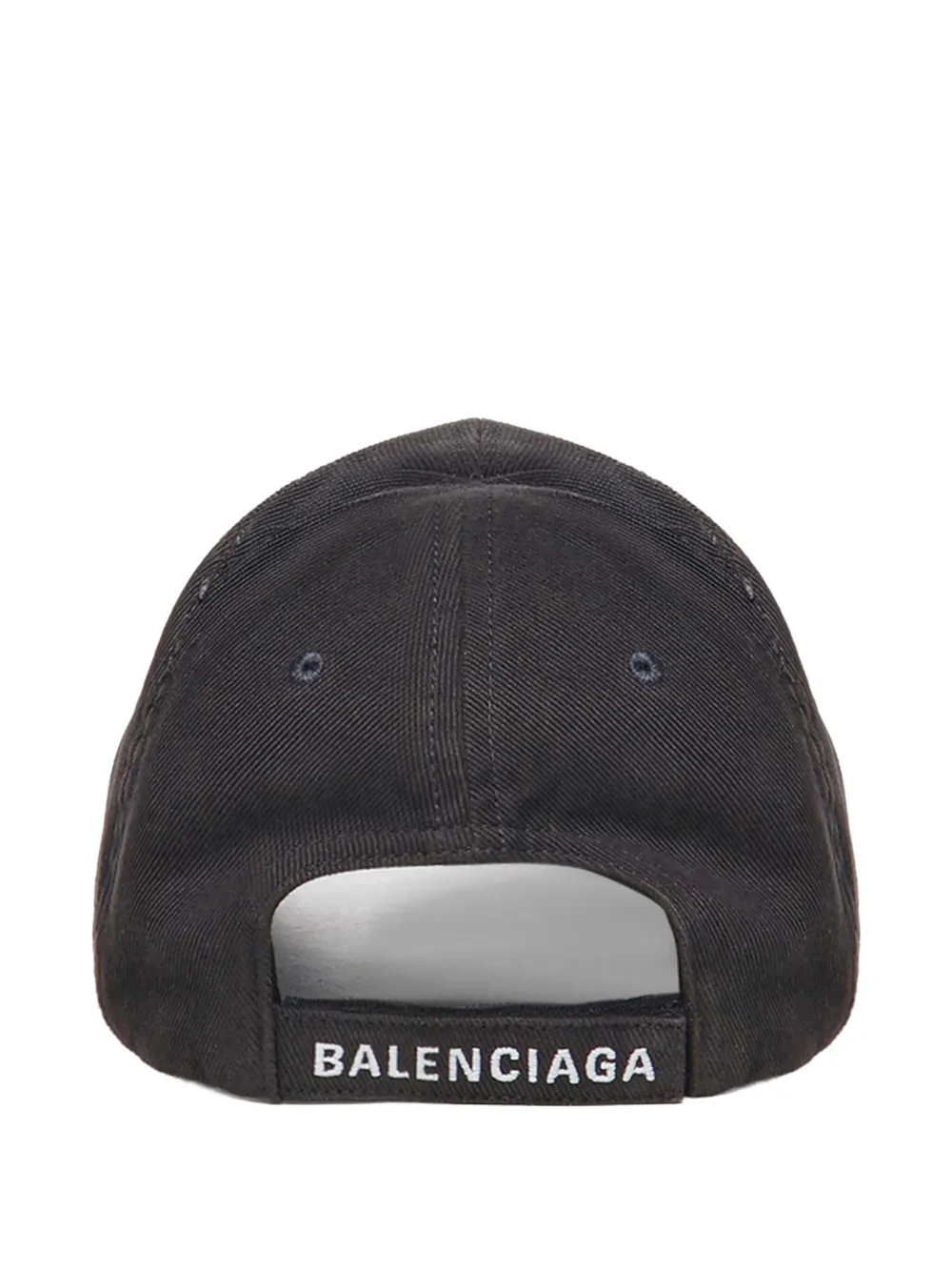 Balenciaga Honkbalpet met geborduurd logo - Zwart