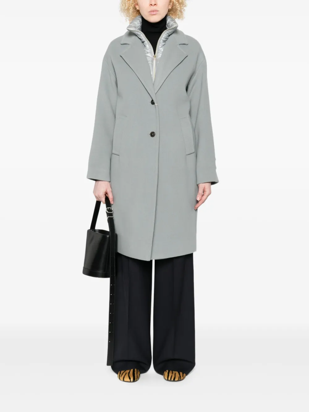 Herno single-breasted cashmere coat | Single Breasted Coats | Image 2