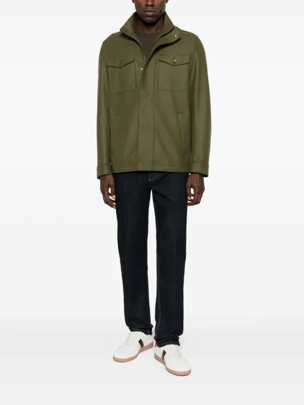 ※キタリョ　未使用 HERNO シャツジャケット48 カーキ　ミリタリー キタリョ様専用 未使用 HERNO シャツジャケット48 カーキ