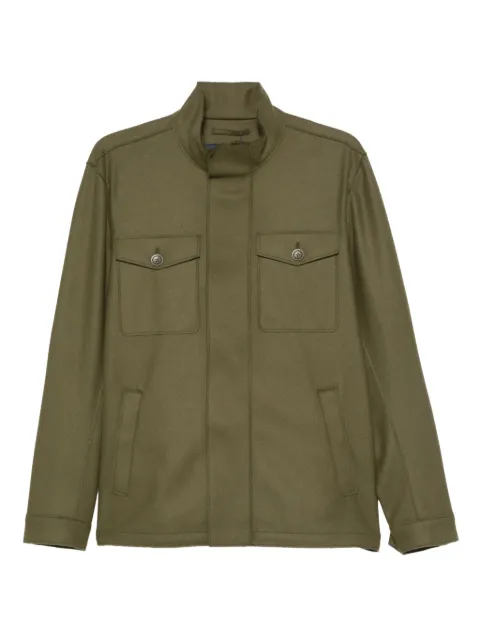 Herno flap-pocket military jacket
