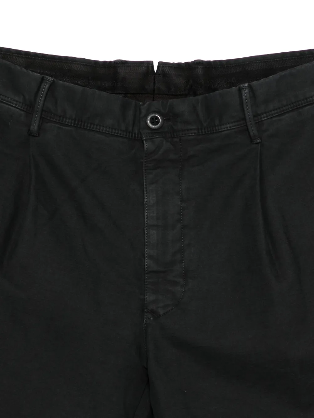 Incotex Pleated-pocket Trousers In Black