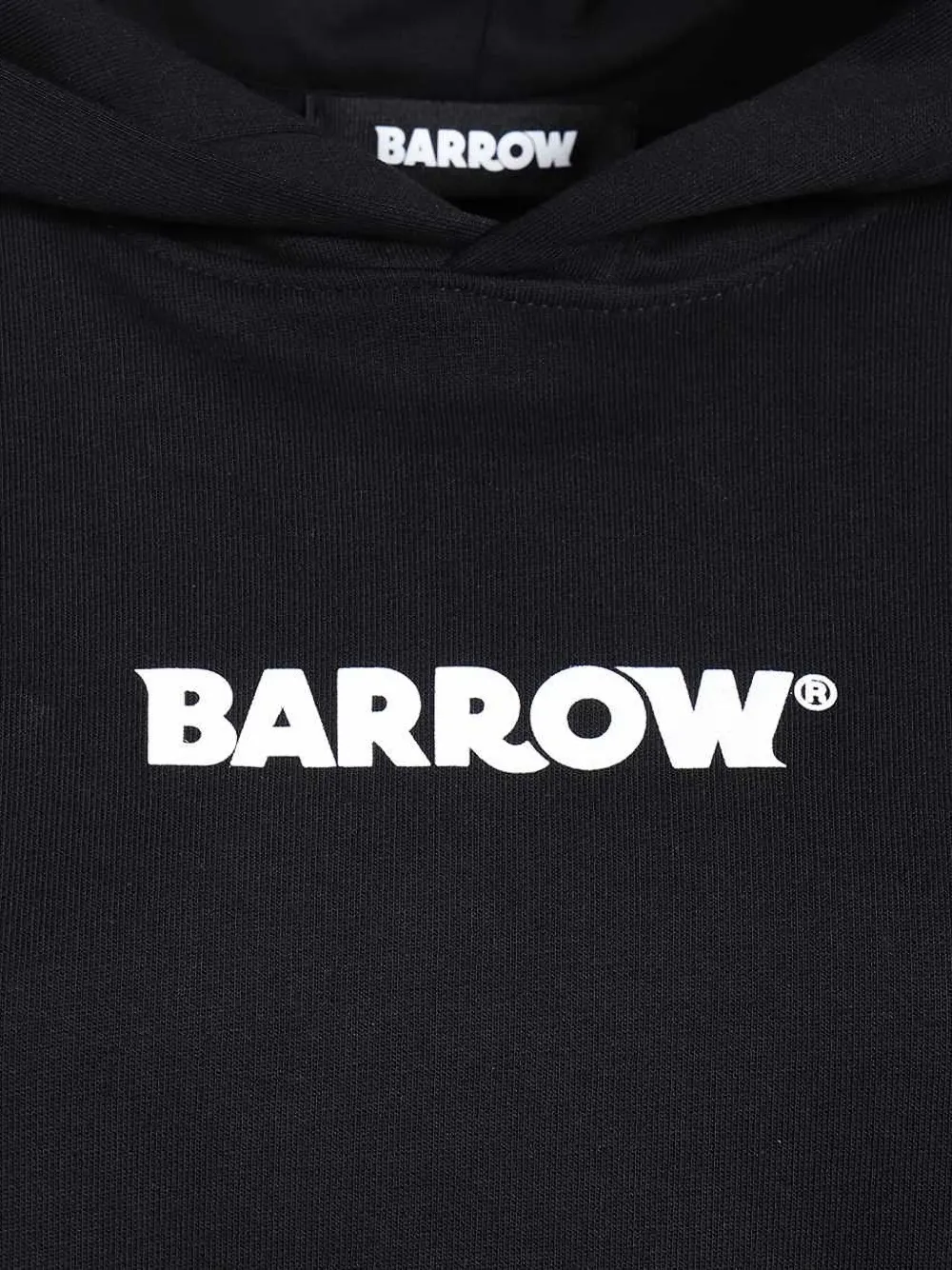 Barrow Man Sweatshirt Black Size L Cotton In Black
