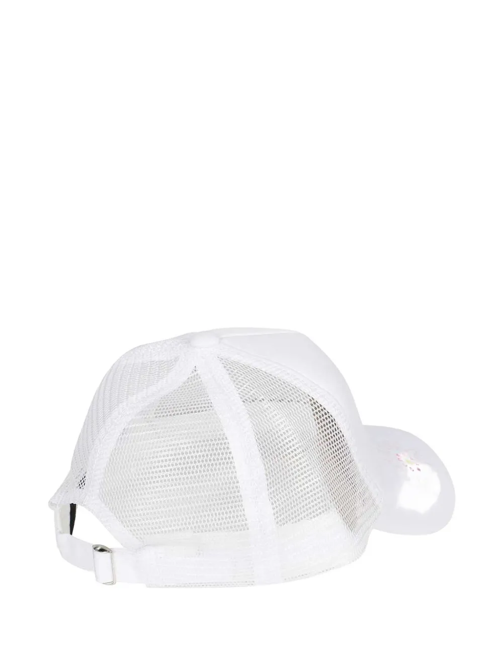 GCDS mesh-panel printed baseball cap - Wit