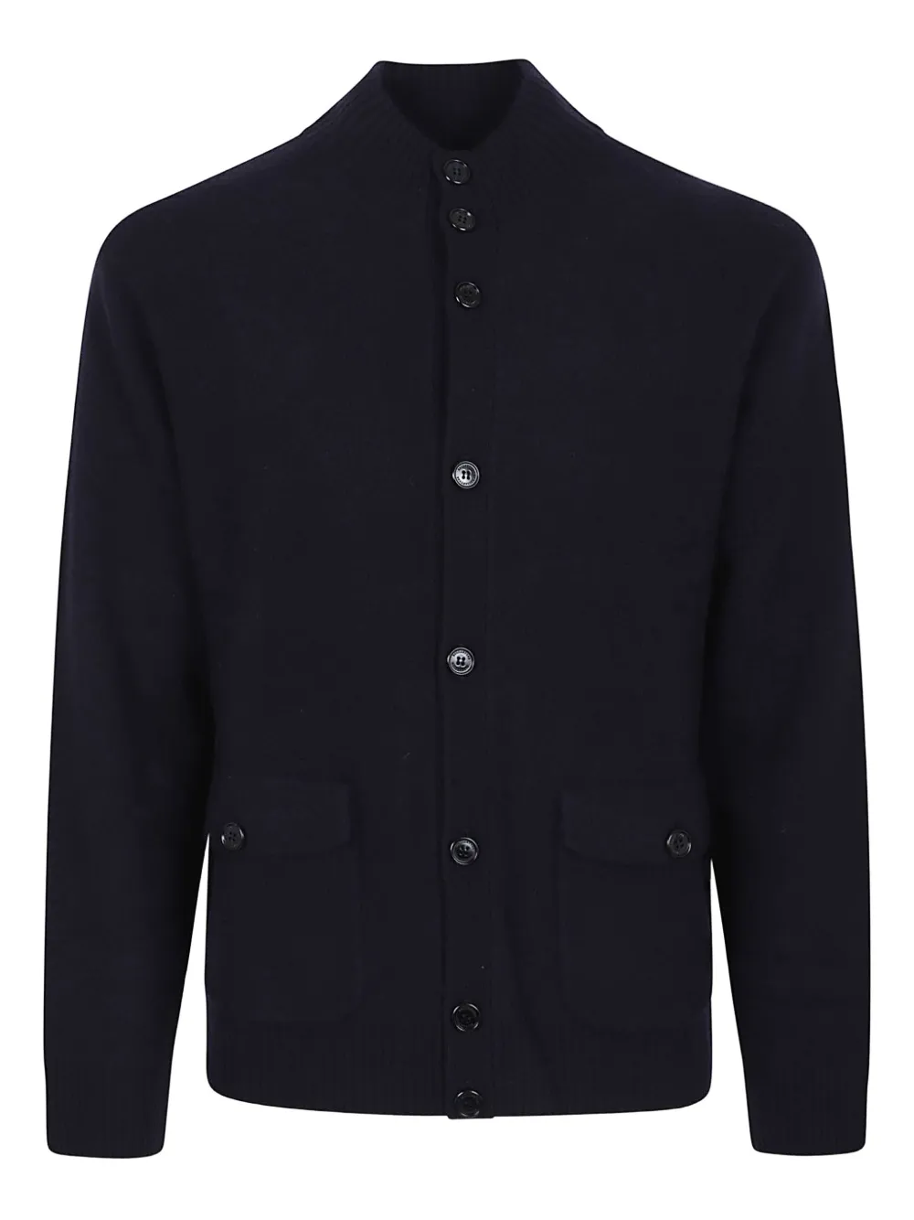 Ballantyne high-neck cardigan | Blue | Image 1