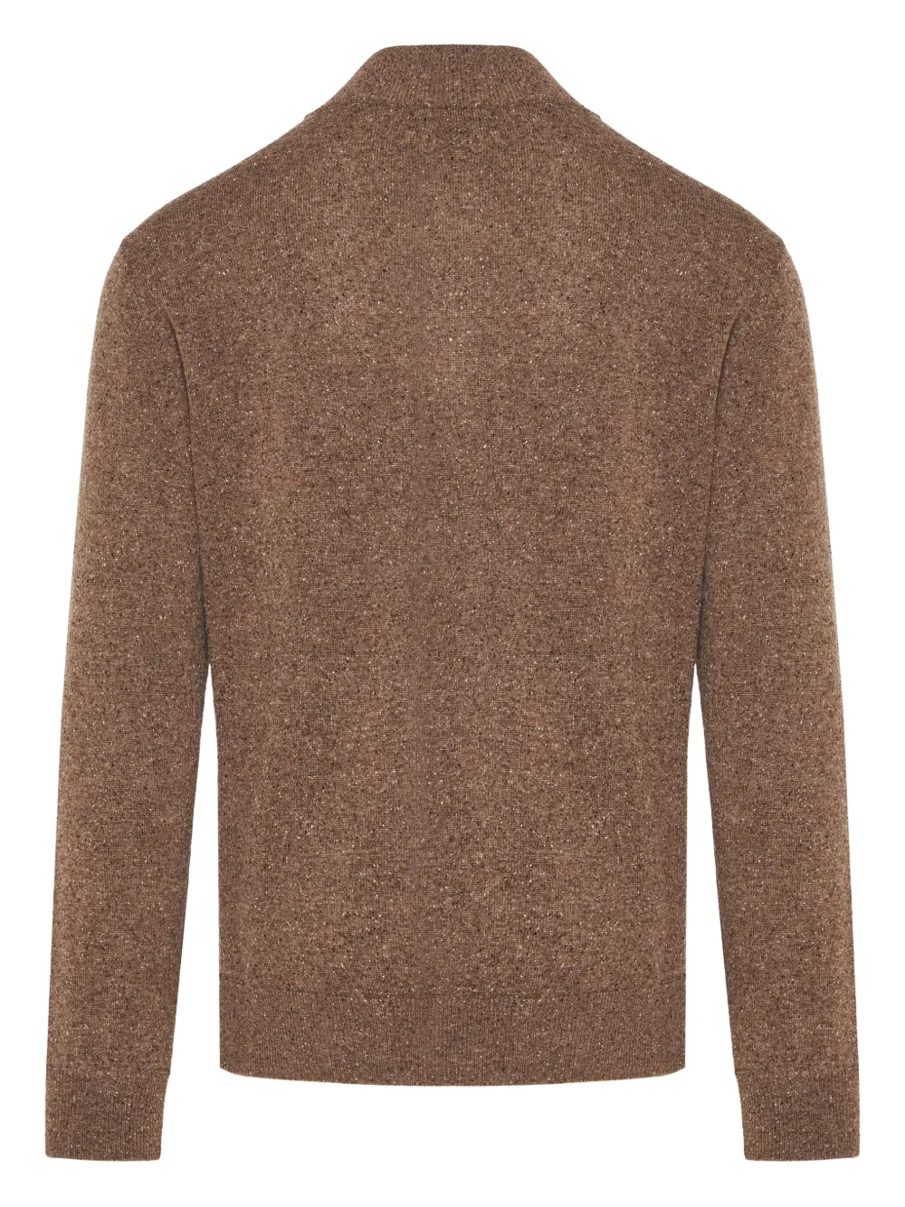 Canali zip-up polo shirt - Bruin