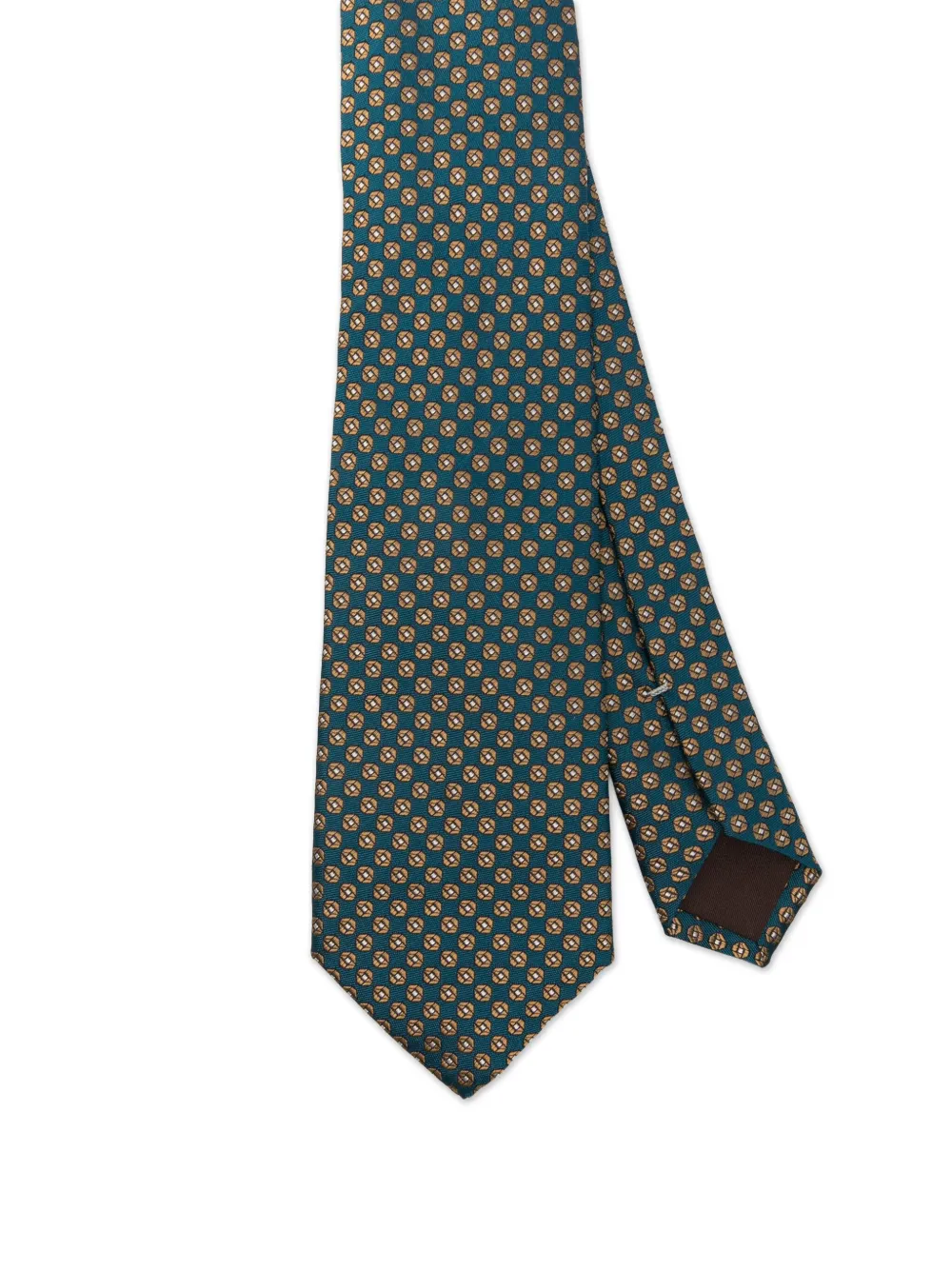 Canali Stropdas met patroon Groen