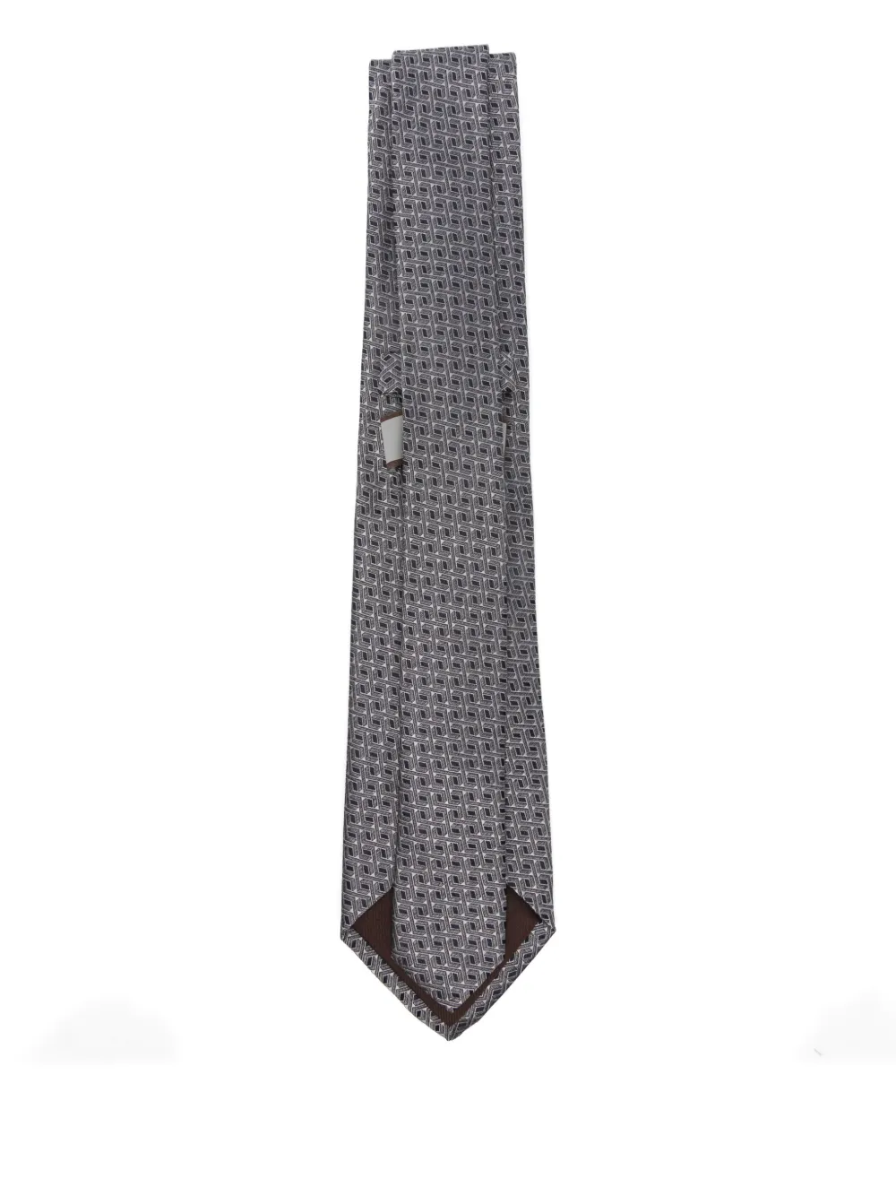 Canali patterned tie - Grijs