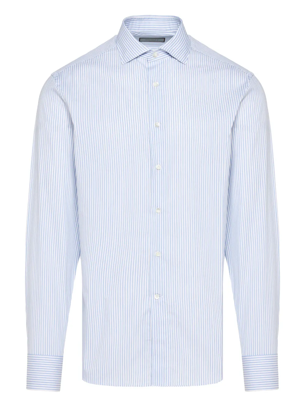 Canali camisa con rayas estampadas | blanco | Image 1