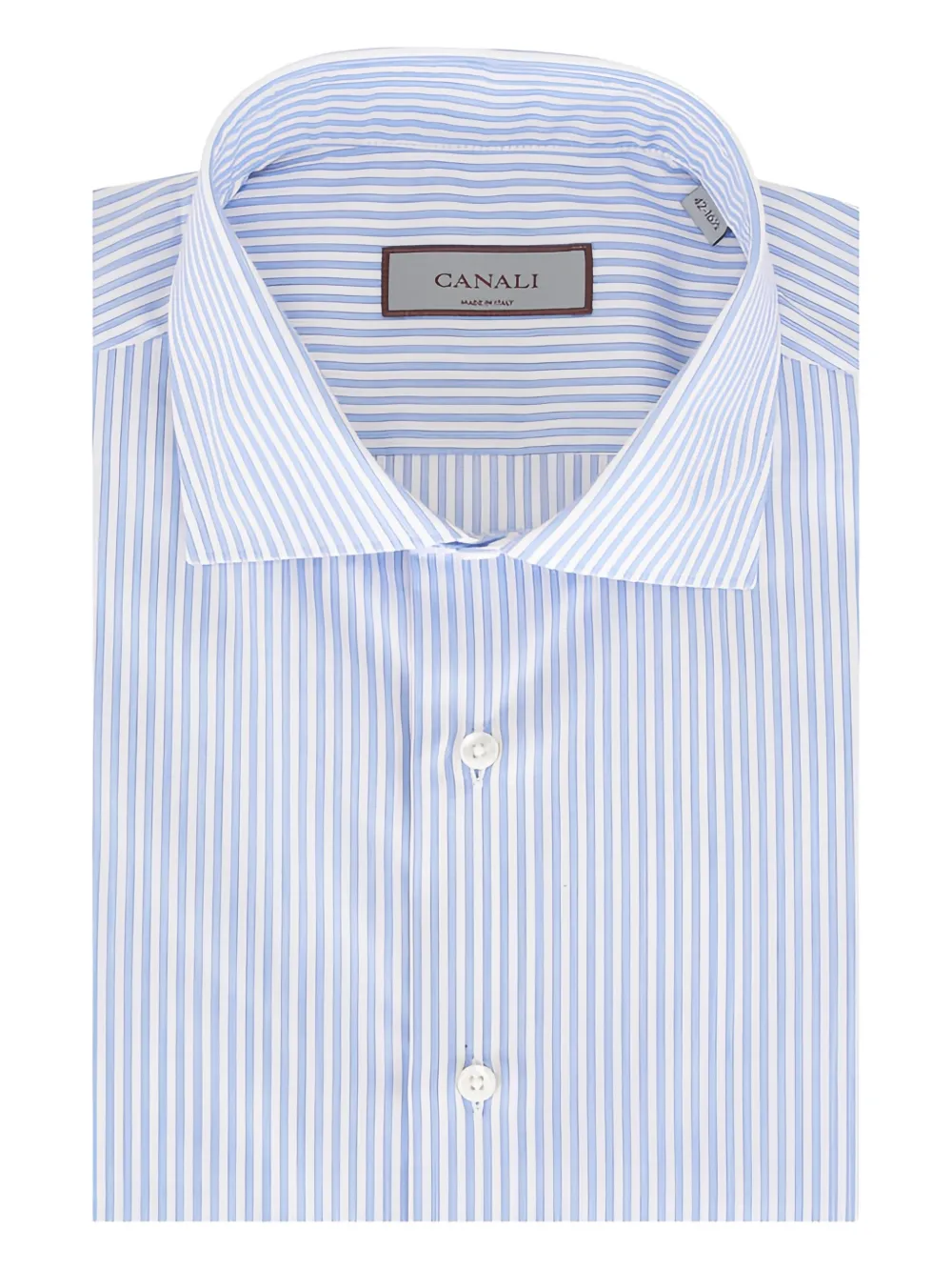 Canali camisa con rayas estampadas | blanco | Image 1