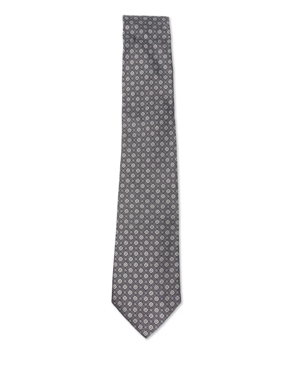 Canali patterned tie | Grey | Image 1