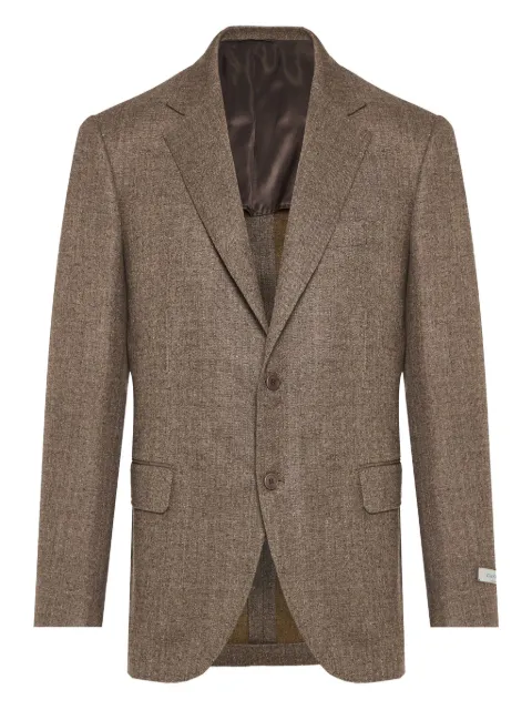 Canali Kei notched-lapels single-breasted blazer