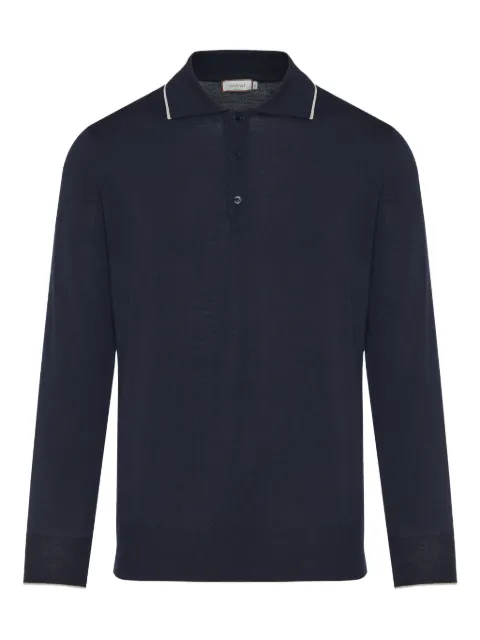 Canali playera tipo polo manga larga