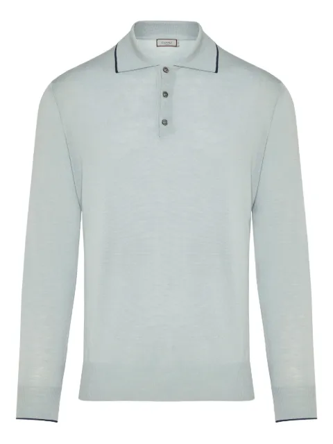 Canali playera tipo polo manga larga