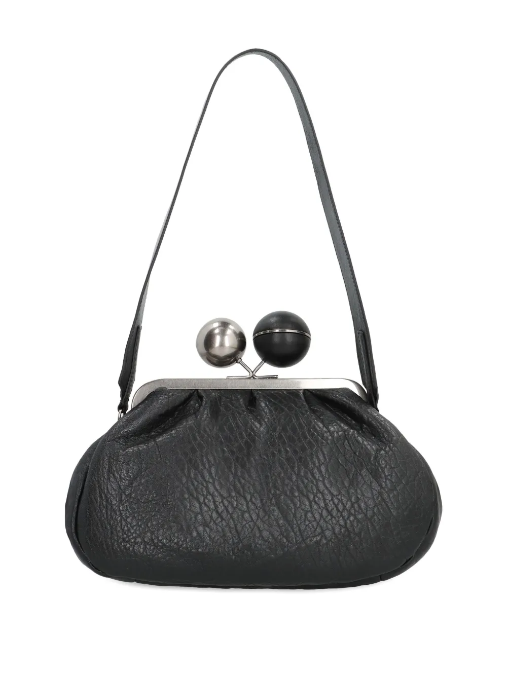 Weekend Max Mara ball-embellished frame clutch bag - Zwart