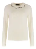 Fabiana Filippi crew-neck sweater - Neutrals
