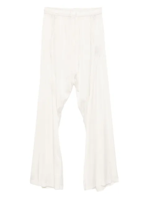 Julius pintuck-detail trousers