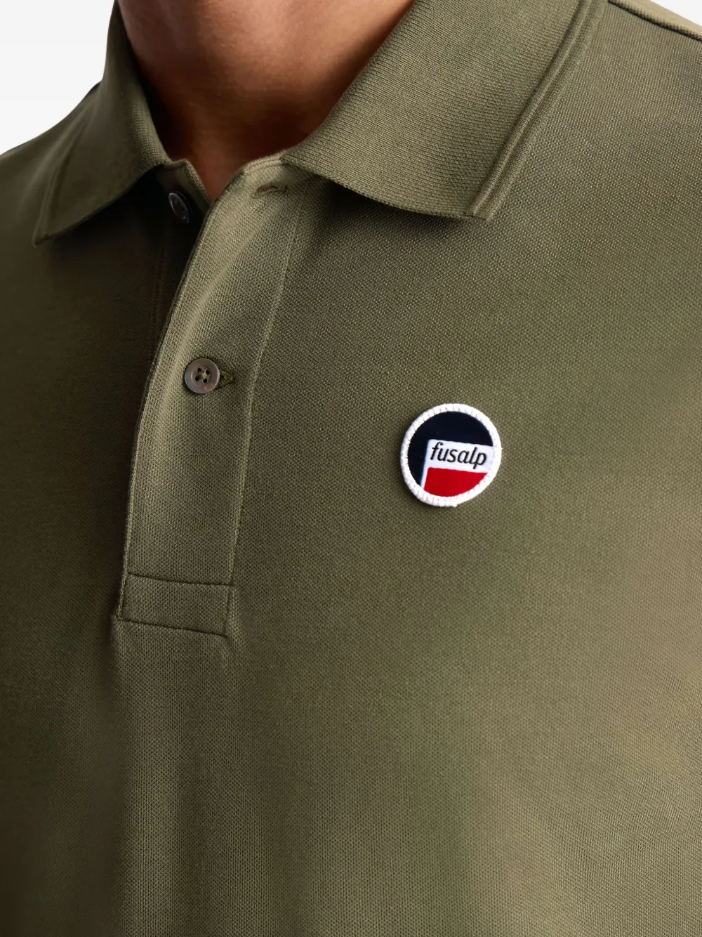 Fusalp Piqué katoenen poloshirt Groen