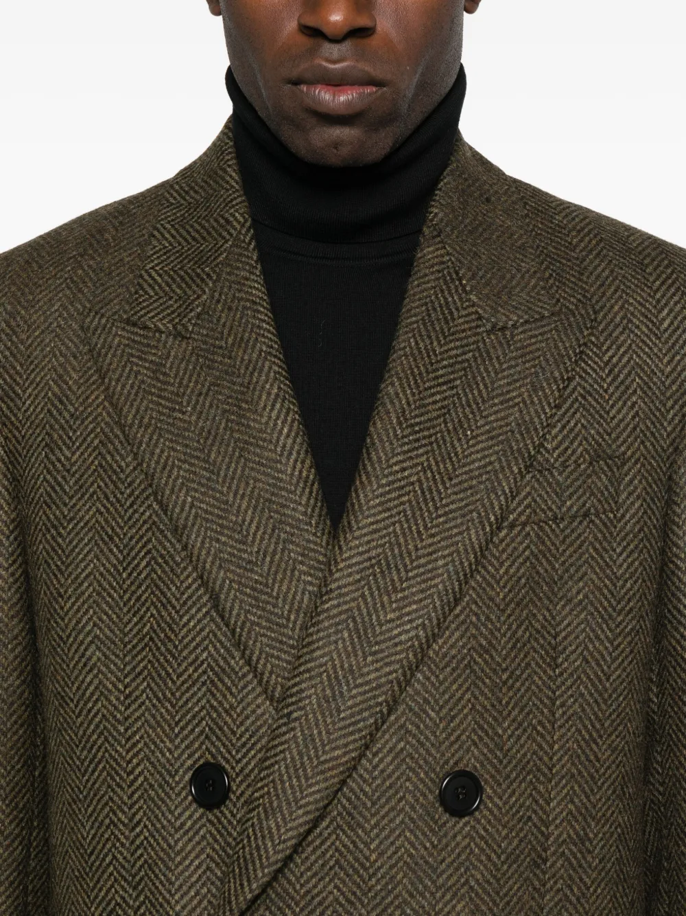 Sunflower Jas met visgraatpatroon Groen