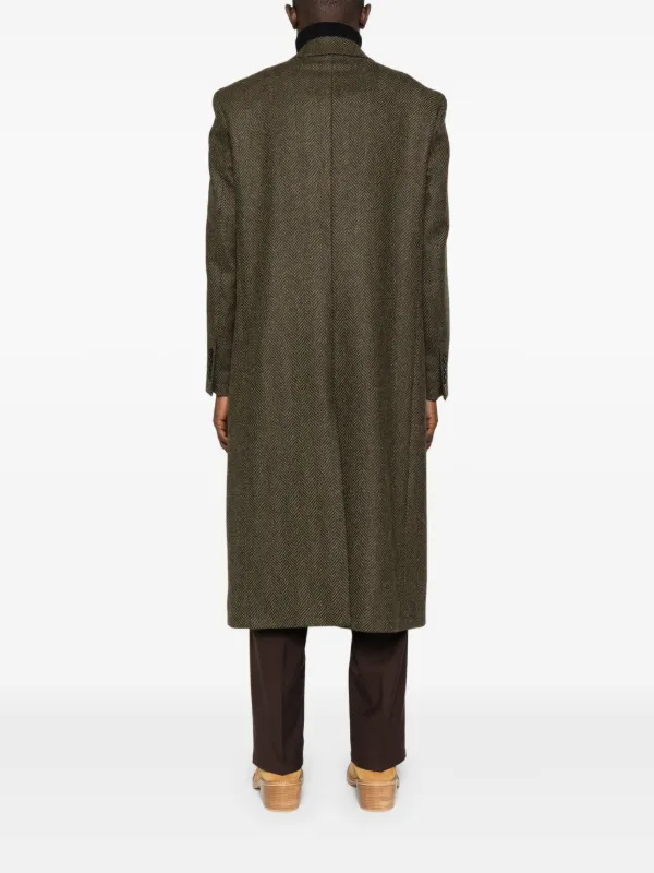 定価10万5600円 Deuxieme Classe ダブルコート ヘリンボーン Lardini ヘリンボーン ダブルコート | ブラック | FARFETCH JP