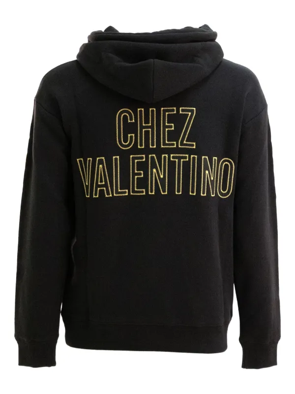 Valentino Garavani Panther 60 Hoodie | Black | FARFETCH