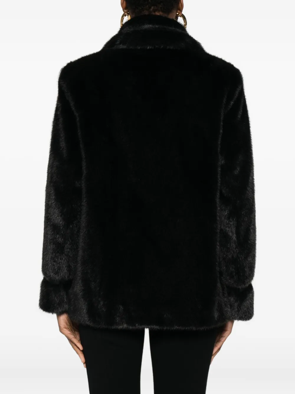 TWINSET Jas met dubbele rij knopen Zwart