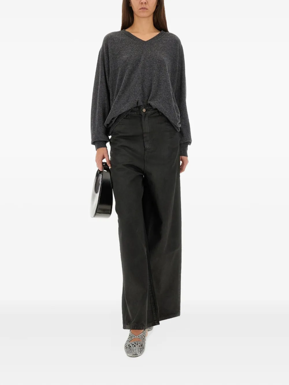 Alysi pocket jeans - Zwart