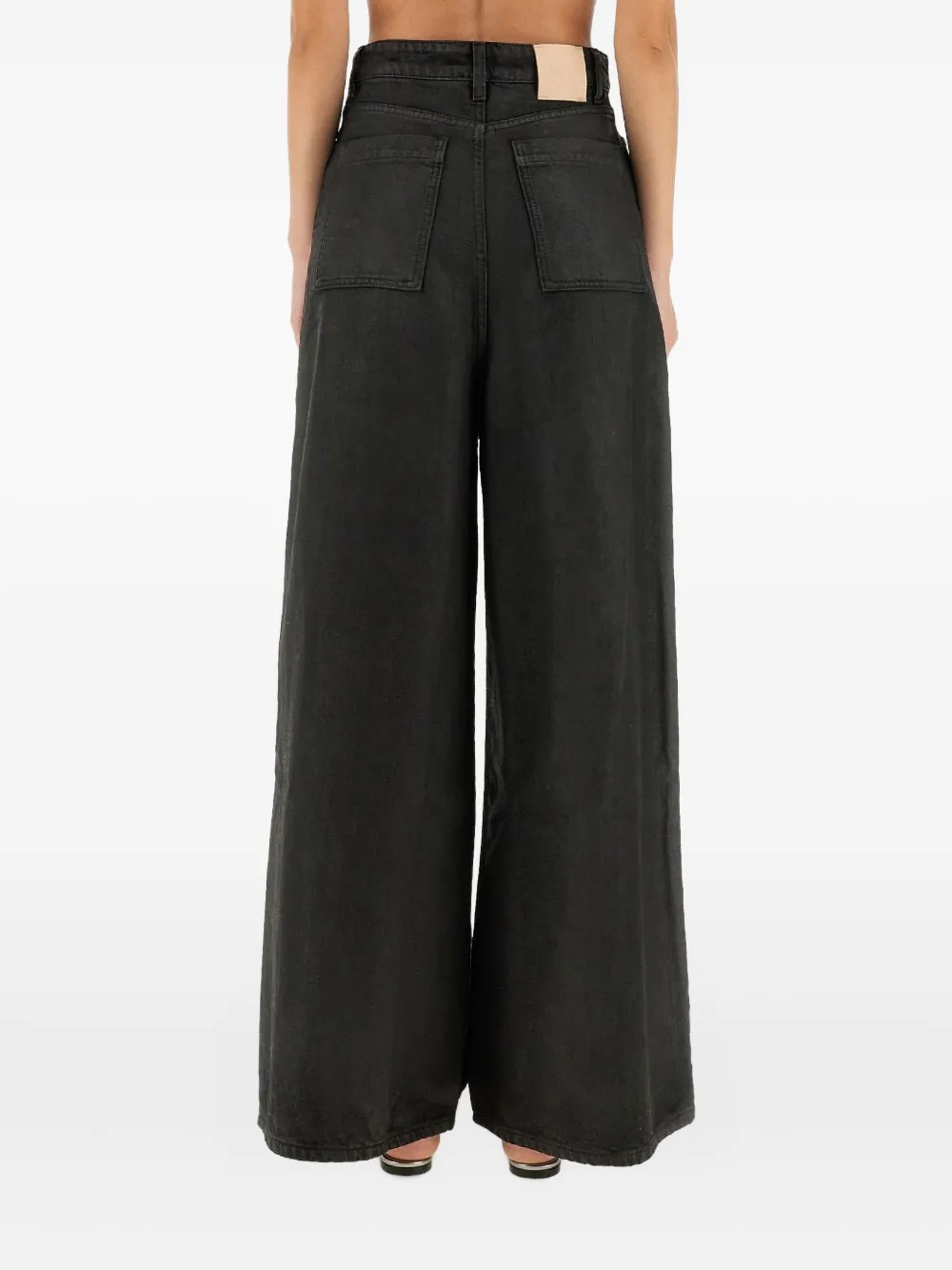 Alysi Jeans met zak Zwart