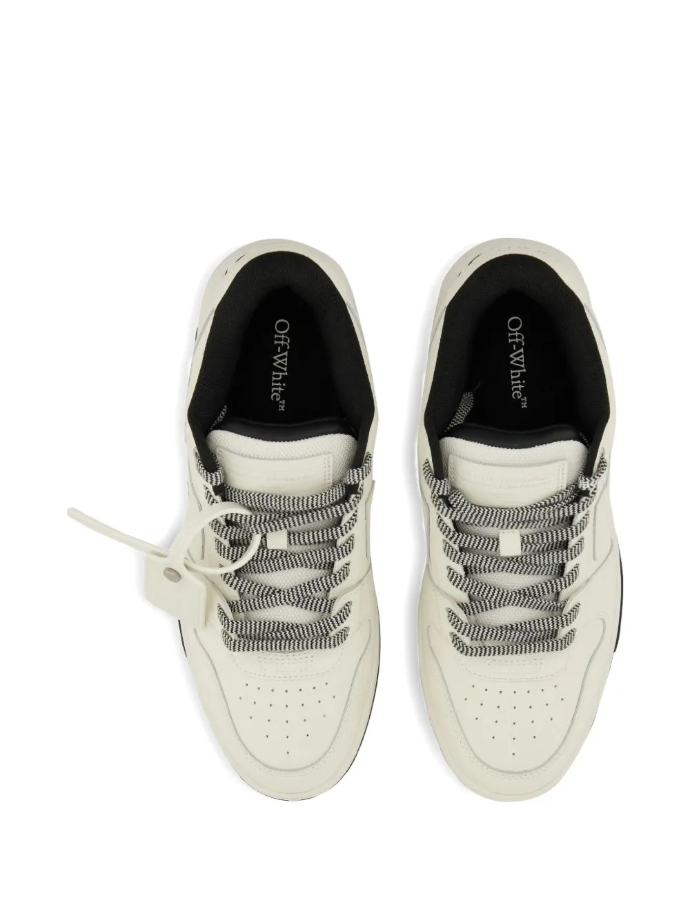 Off-White logo-print sneakers Wit