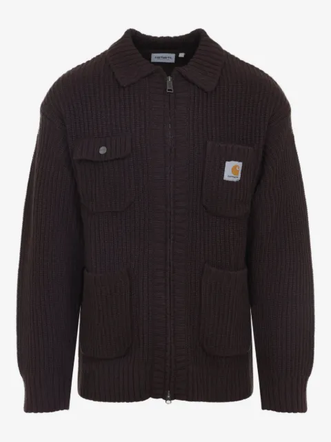 Carhartt WIP ribbed zip-up cardigan
