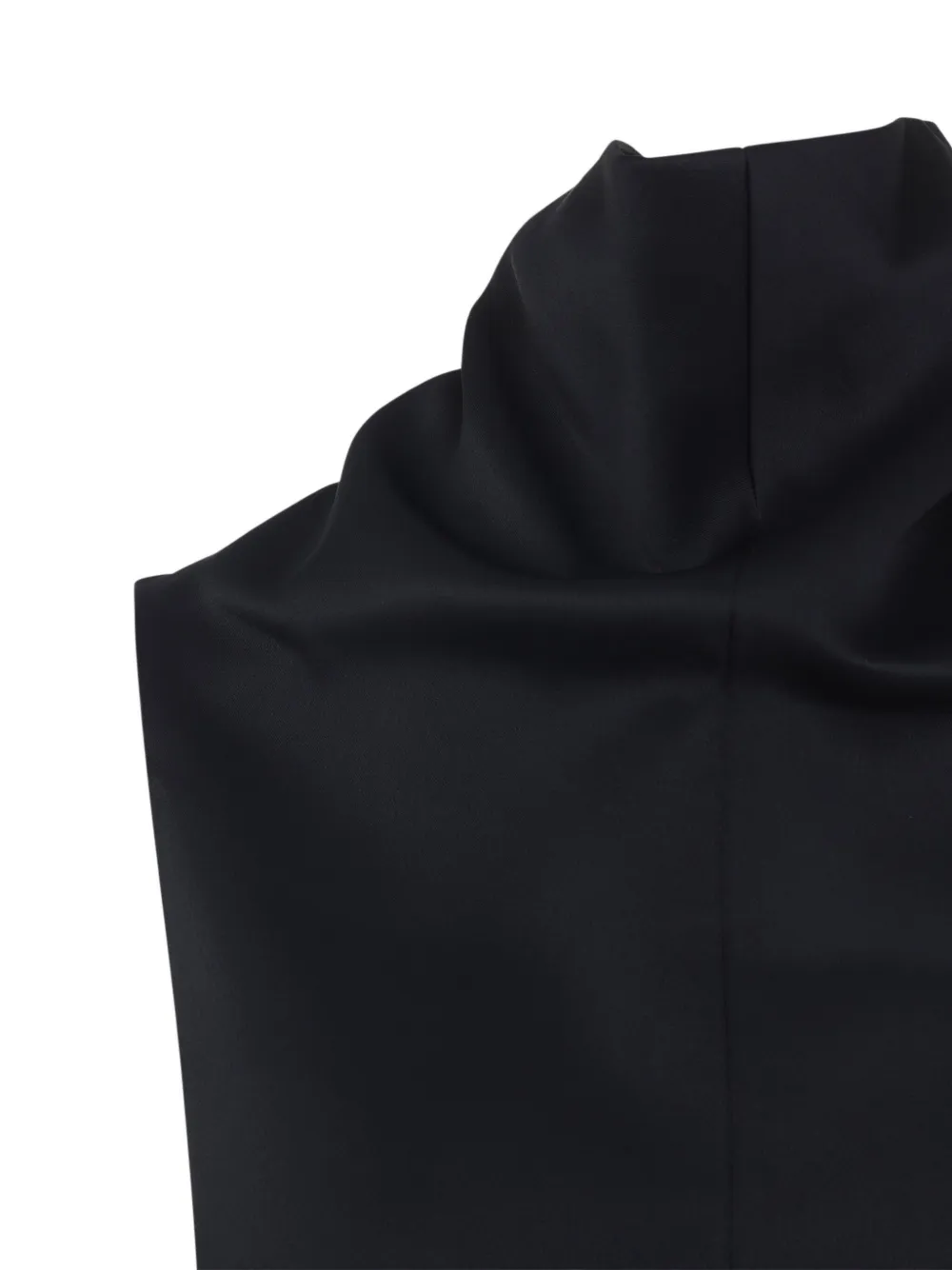 Khaite Daria Sleeveless Mini Dress In Black