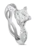 Tacori platinum diamond engagement ring - Silver