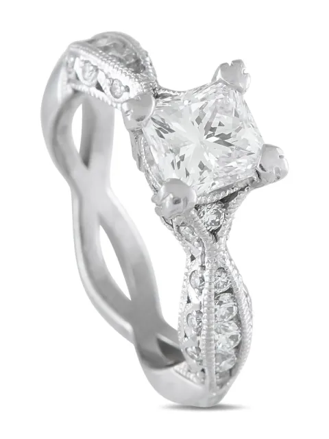 Tacori platinum diamond engagement ring
