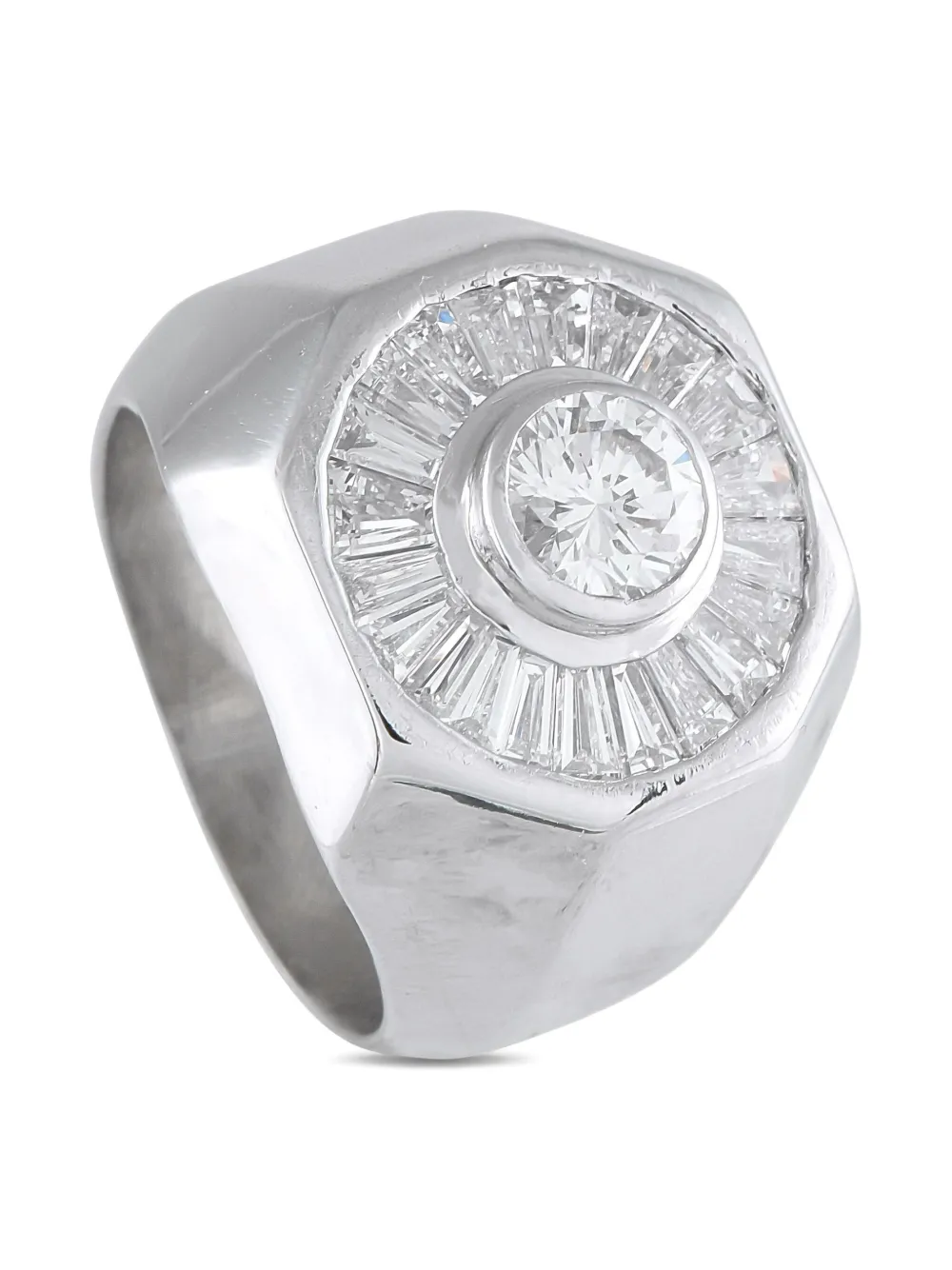 LB Exclusive 18K white gold diamond ring - シルバートーン LB Exclusive 18K white gold diamond ring - シルバートーン