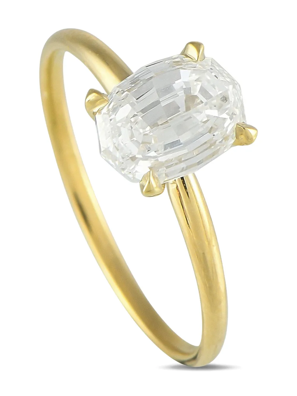 LB Exclusive 18K yellow gold diamond ring - ゴールドトーン LB Exclusive 18K yellow gold diamond ring - ゴールドトーン