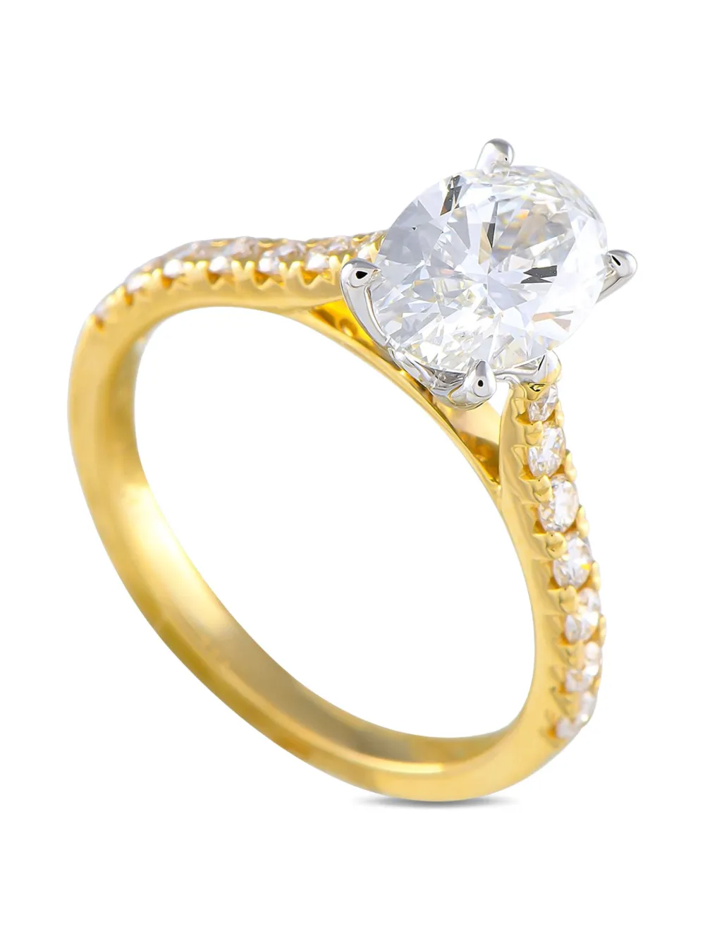 LB Exclusive 14K yellow gold diamond ring - ゴールドトーン LB Exclusive 14K yellow gold diamond ring - ゴールドトーン
