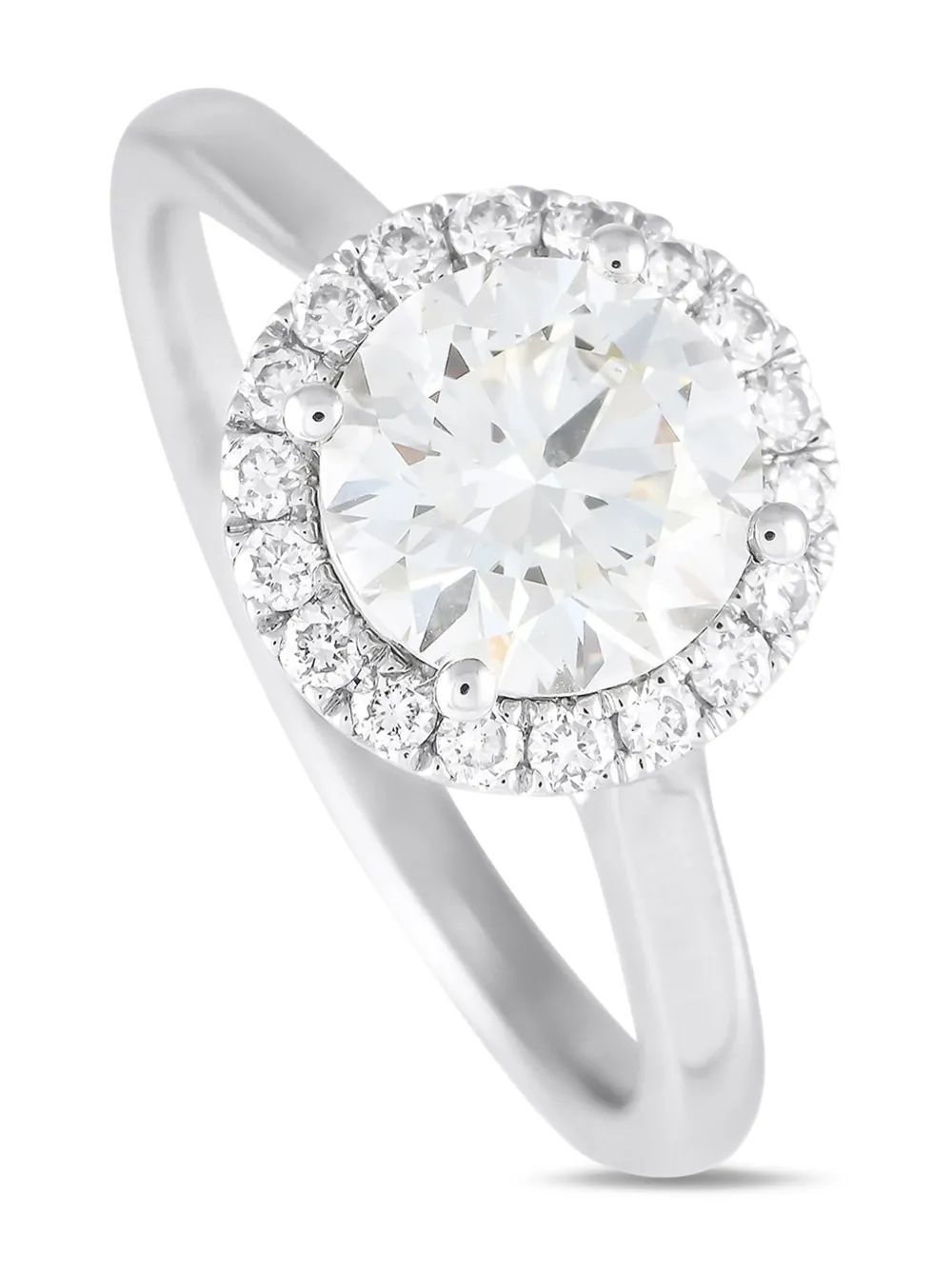 LB Exclusive 14K white gold diamond ring | Silver | Image 1