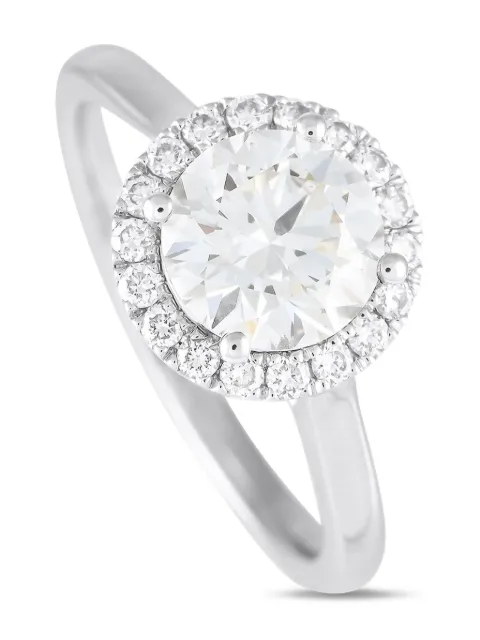 LB Exclusive 14K white gold diamond ring