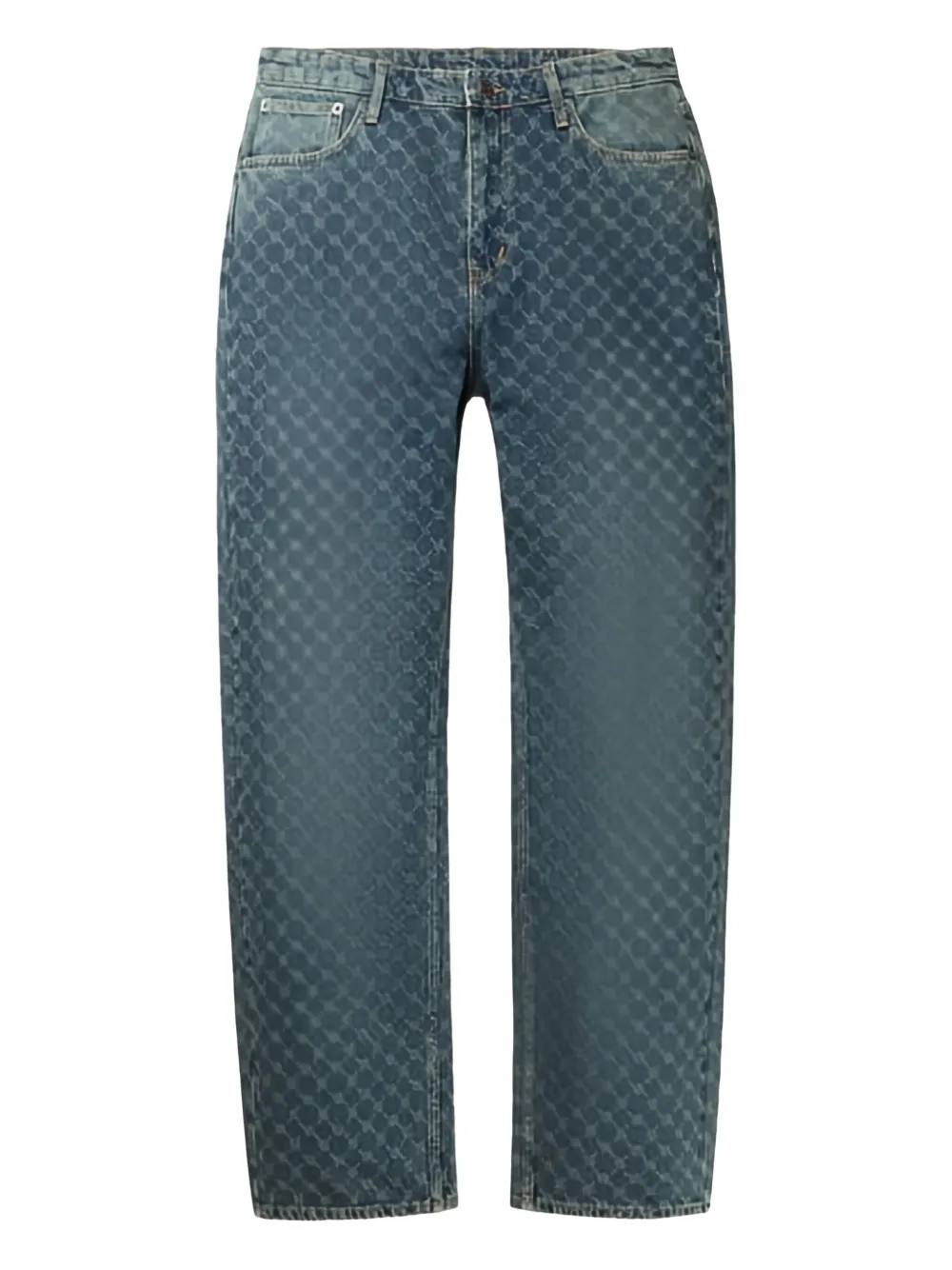 Daily Paper monogram-print jeans | Blue | Image 1