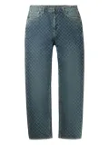 Daily Paper monogram-print jeans - Blue