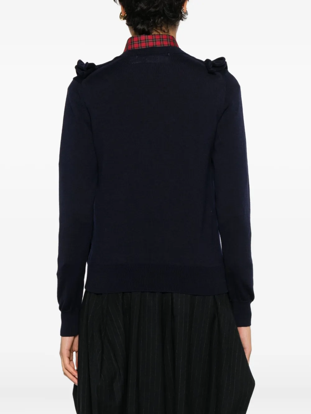 Comme Des Garçons Comme Des Garçons Wollen vest Blauw