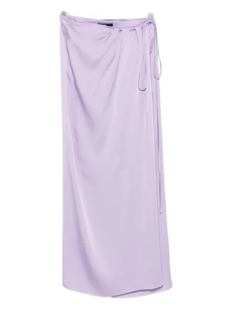 CHB CHRISTIAN BOARO wrap-tie maxi skirt