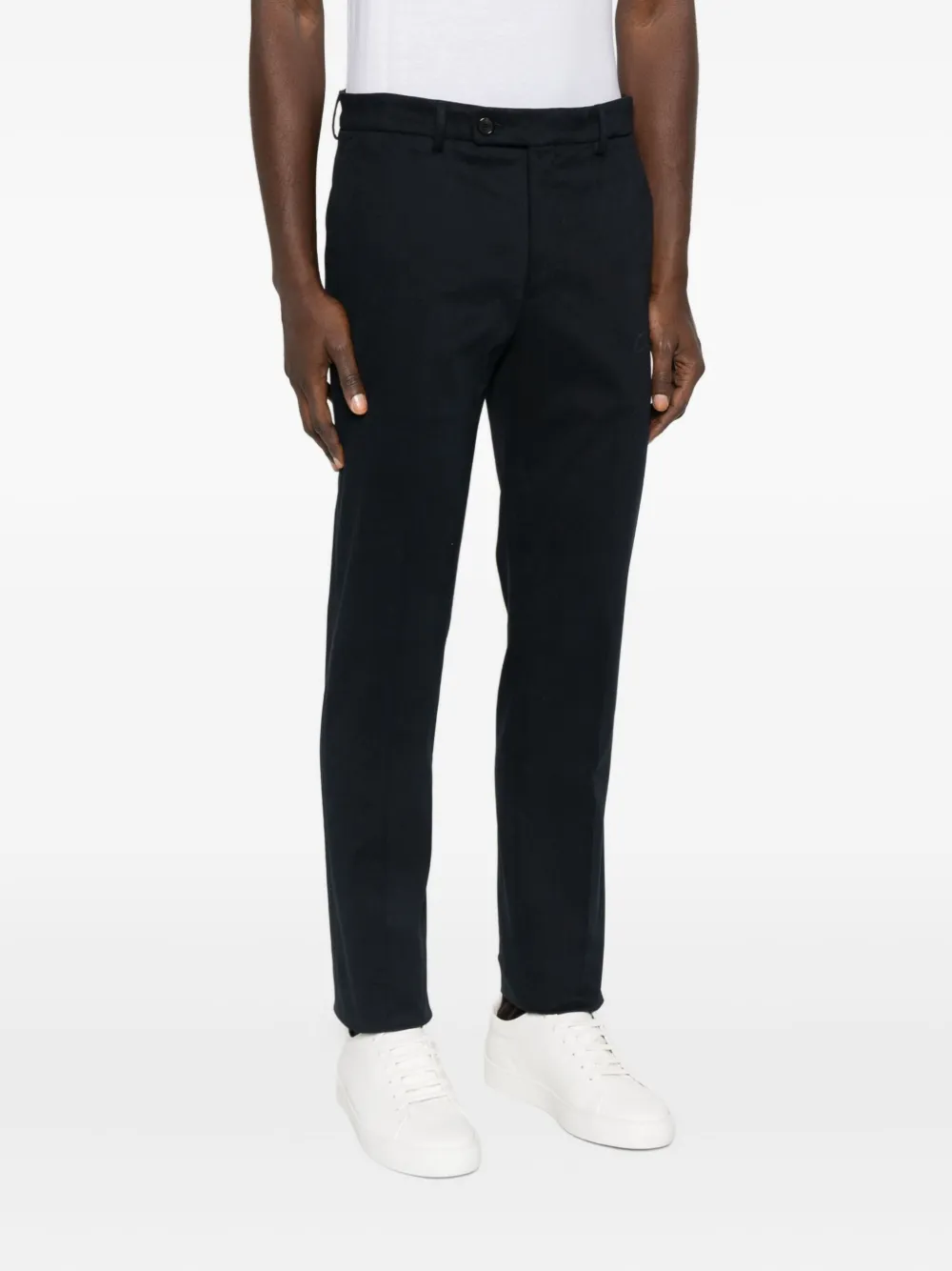 Incotex Straight-leg Trousers In Black