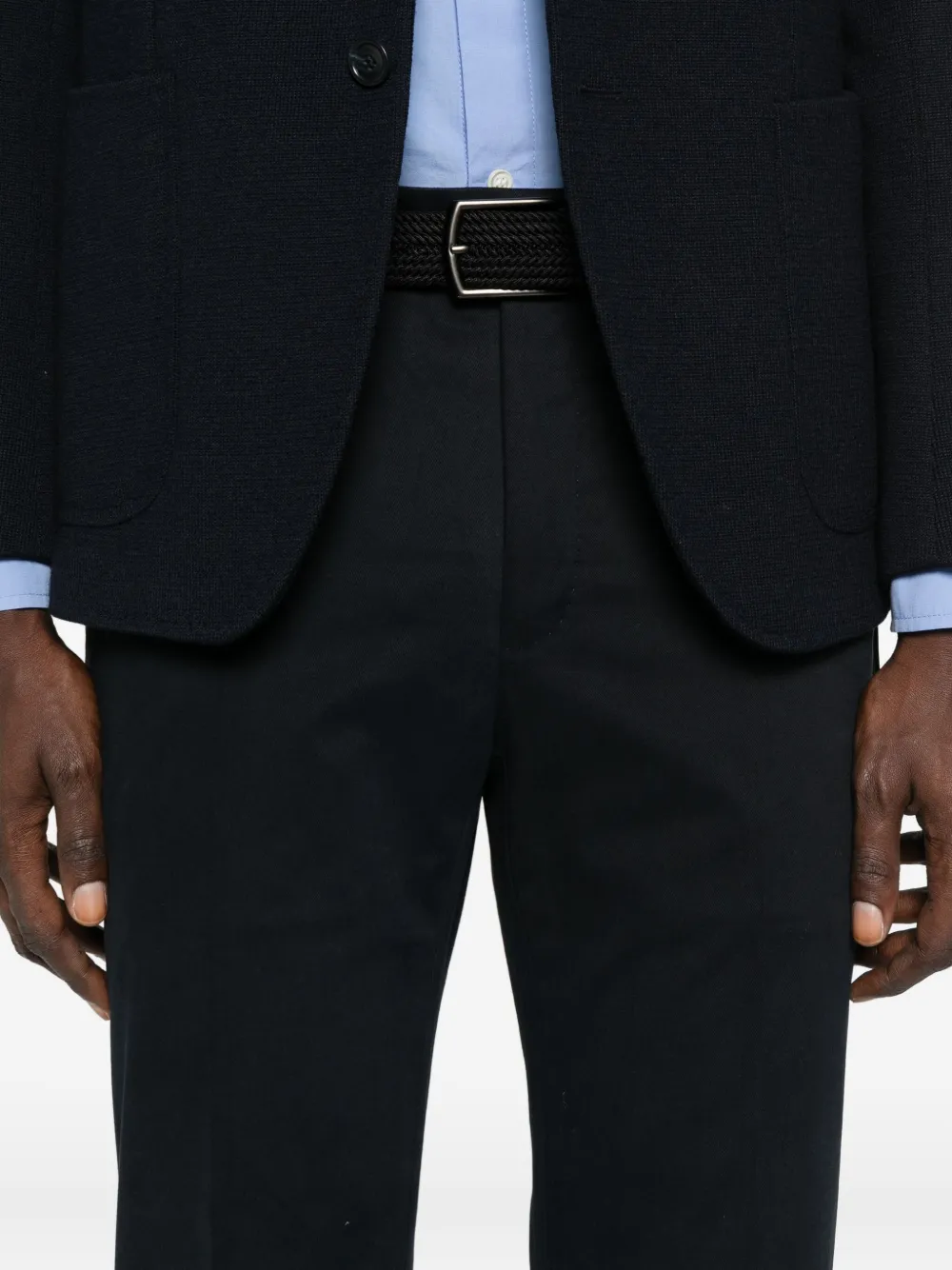 Incotex Straight-leg Trousers In Black