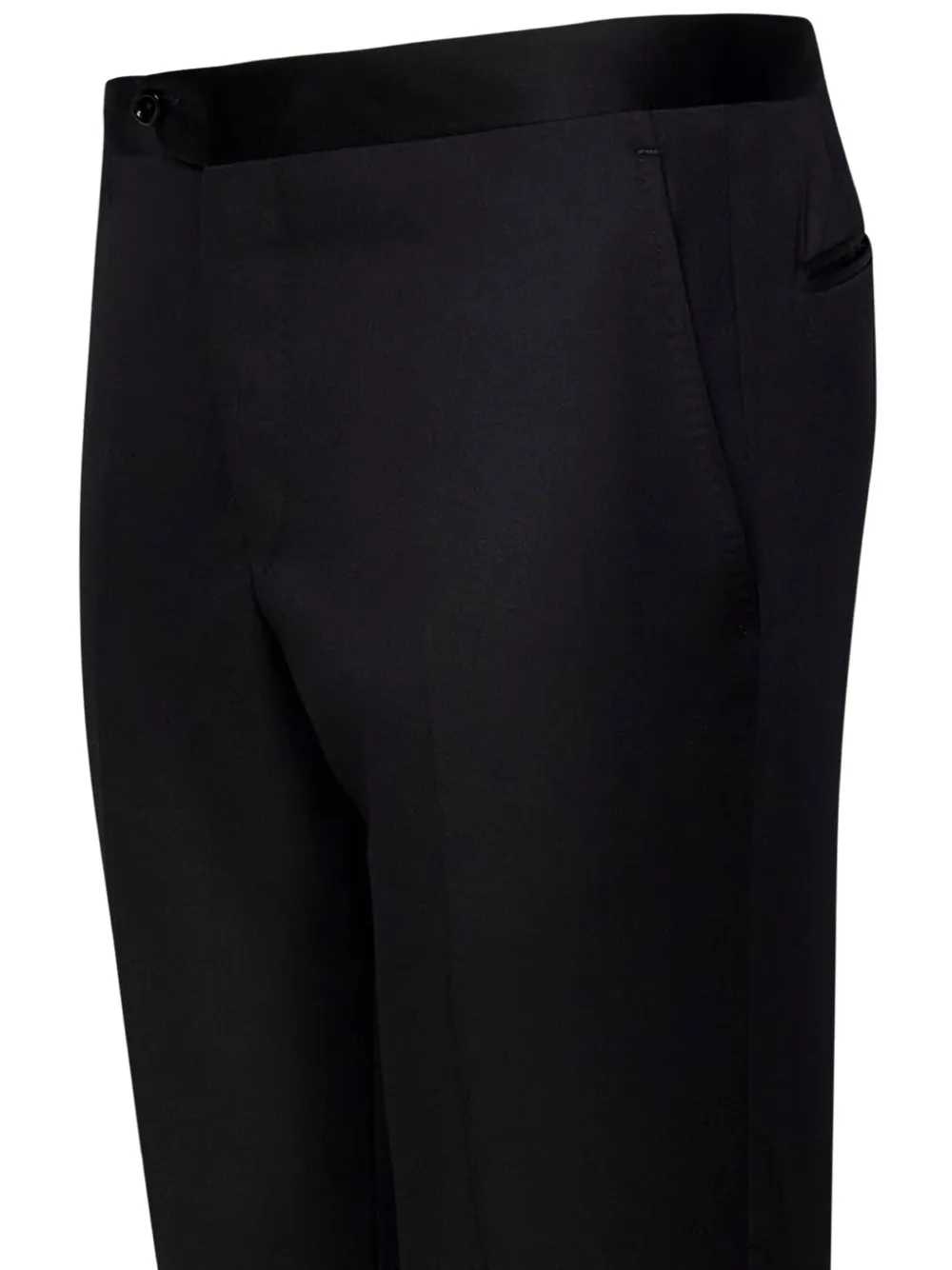 Franzese Collection Tailored Trousers In Black