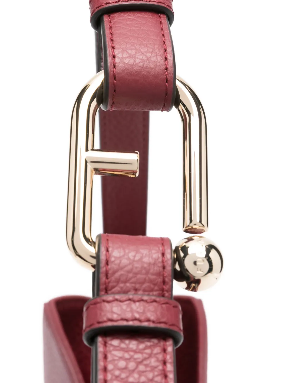 Furla Leather Shoulder Bag In Red