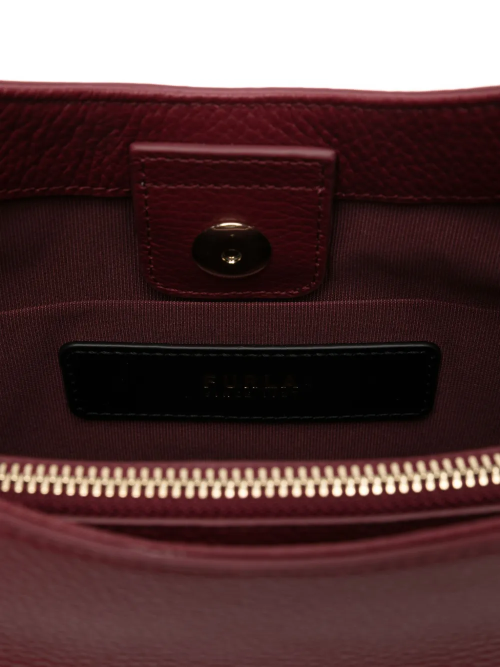 Furla Leather Shoulder Bag In Red