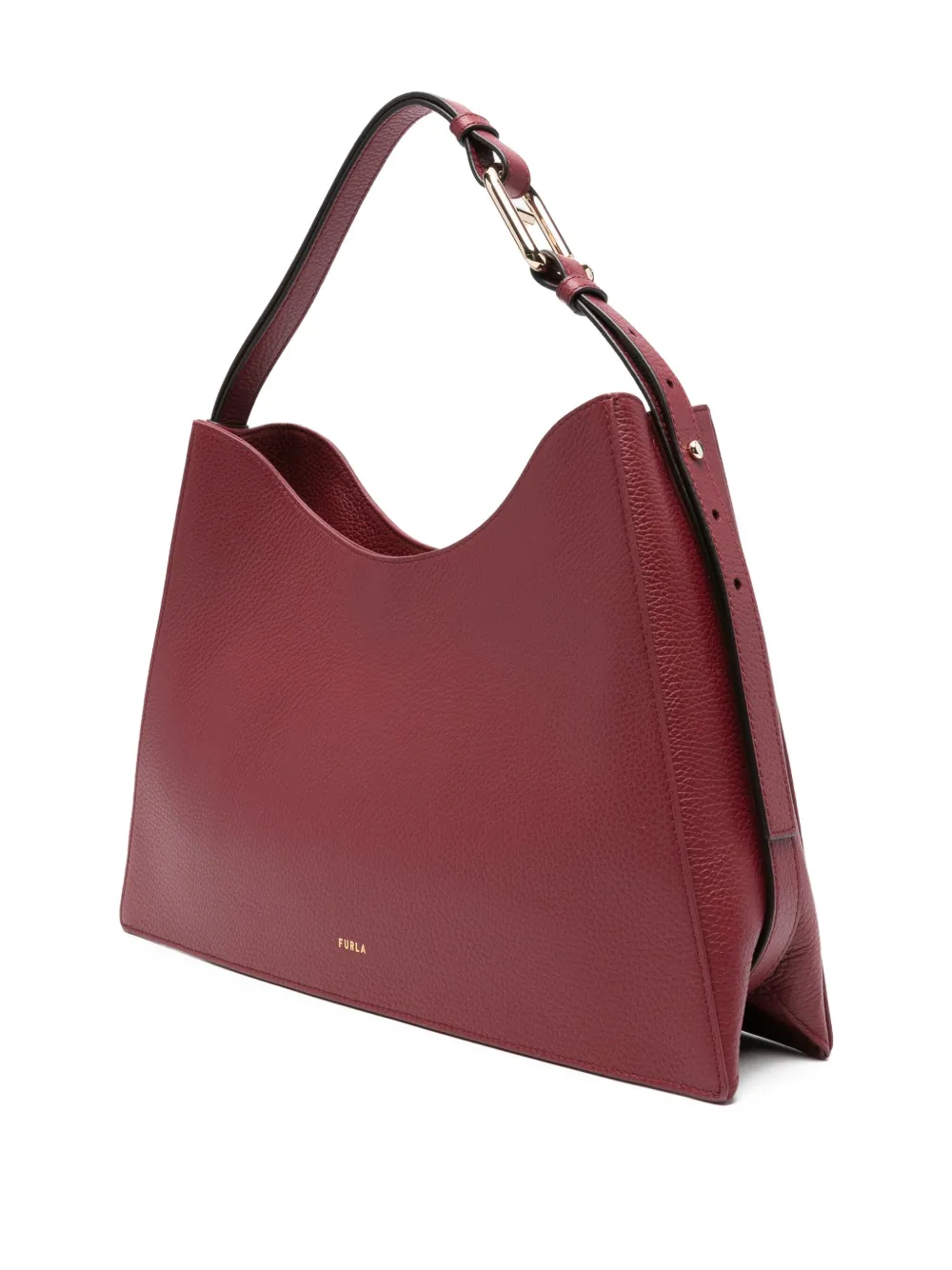 Furla Leather Shoulder Bag In Red