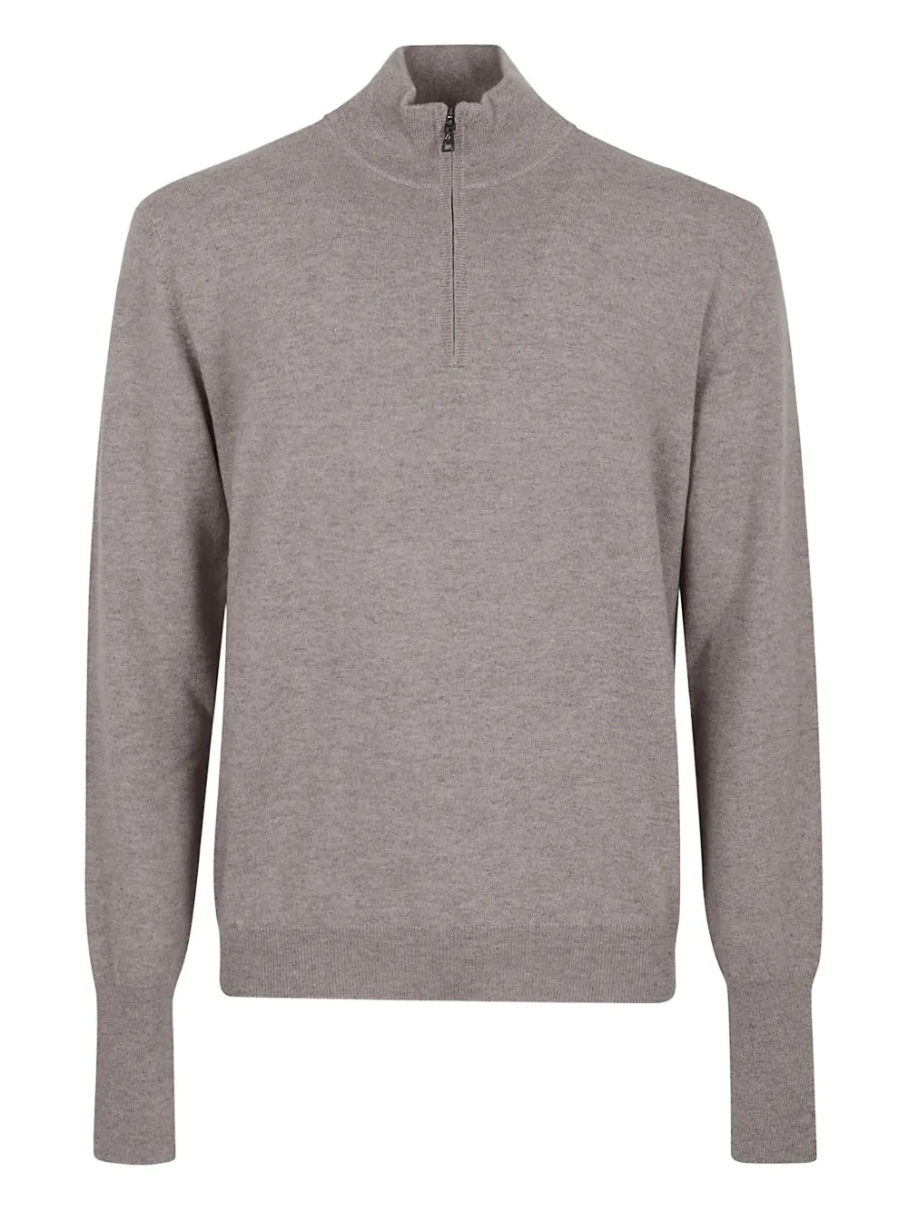 Ballantyne Half-zip Sweater In Brown