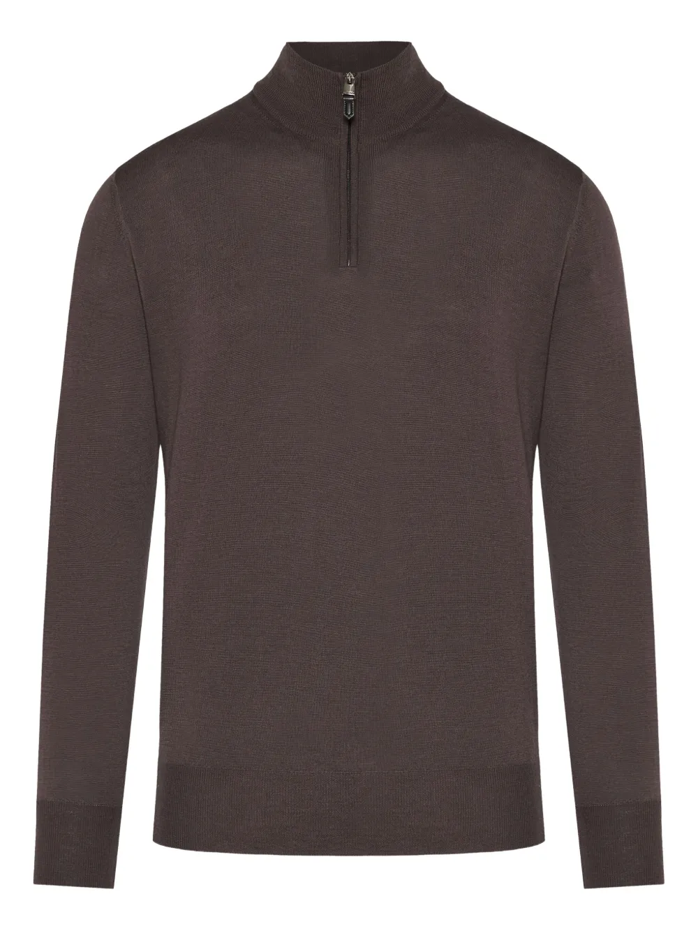 Canali wool polo shirt | Brown | Image 1